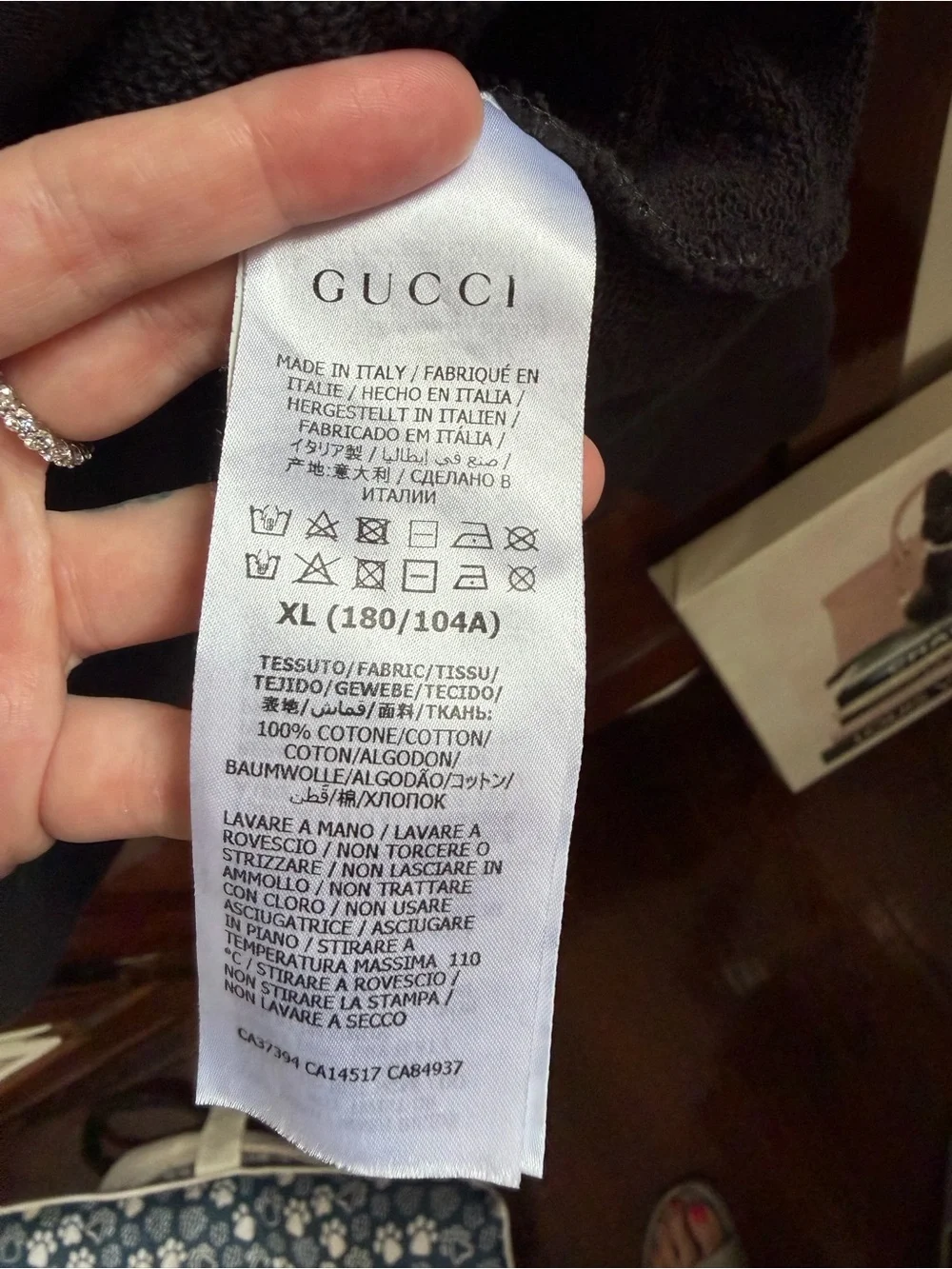 Gucci black hoodie